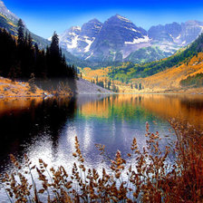 Схема вышивки «Пейзаж»