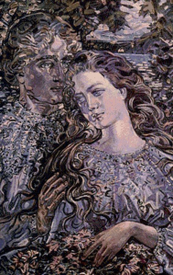 Русь Великая... "Иван да Марья" (живопись) - романтика, история, любовь, пара, живопись - предпросмотр