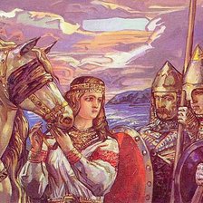 Схема вышивки «Русь Великая... "Конь Судьбы" (живопись)»