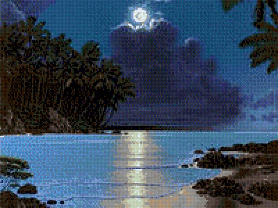 ночь - ночь, море - предпросмотр