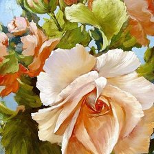 Роза (живопись) А.Горцевич