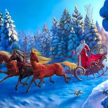 Схема вышивки «новый год»