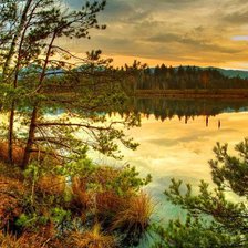 Схема вышивки «Закат»