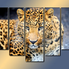 Схема вышивки «леопард»