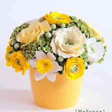 Схема вышивки «Корзинка с цветами»