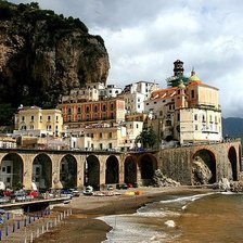 Схема вышивки «Атрани. Амальфитанское побережье»