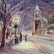 Схема вышивки «Зимнее настроение 4»