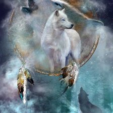 Схема вышивки «Ловец снов»