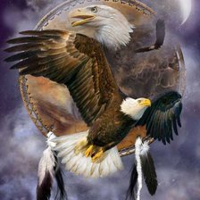 Схема вышивки «Ловец снов»