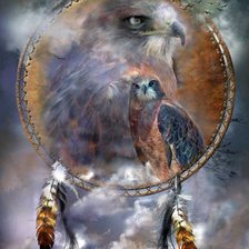 Схема вышивки «Ловец снов»