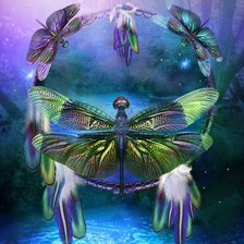 Схема вышивки «Ловец снов»