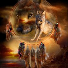 Схема вышивки «Ловец снов»