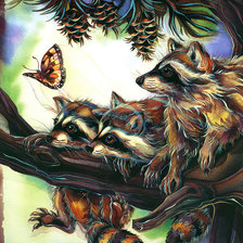 Схема вышивки «Тотемные животные 2»