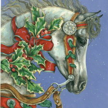 Схема вышивки «конь»