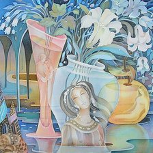 Схема вышивки «Фэнтези   (батик Любови Тощеевой)»