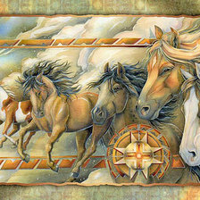 Схема вышивки «Быстрее ветра»