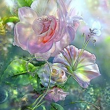 Схема вышивки «Нежность цветов»