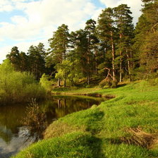 Схема вышивки «Пейзаж»