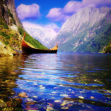 Схема вышивки «Пейзаж»