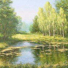 Схема вышивки «"Старый пруд" (Е. и  М.Иваненко)»