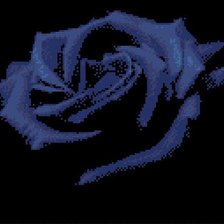 Схема вышивки «роза»