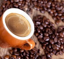 Схема вышивки «кофе»