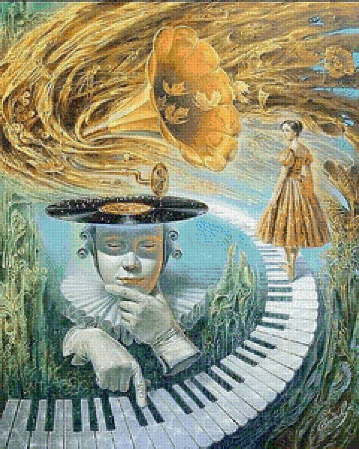 Музыка жизни... (сюрреализм) - сюрреализм, живопись, музыка, жизнь, картины - предпросмотр