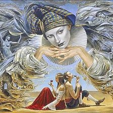 Схема вышивки «Наблюдающий ангел»