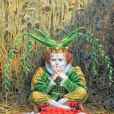 Схема вышивки «Выбор маски...(сюрреализм)»