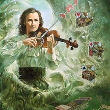 Схема вышивки «Звуки скрипки...(сюрреализм)»