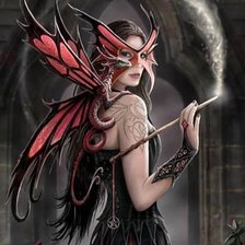 Схема вышивки «прекрасная дева»