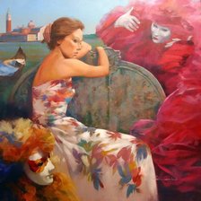 Схема вышивки «Маски»