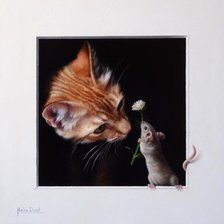 Схема вышивки «Киса»