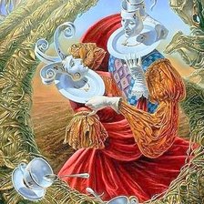 Схема вышивки «Утренний чай (сюрреализм)»