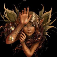 Схема вышивки «эльф»