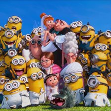 Схема вышивки «Миньоны»