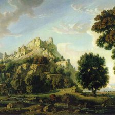 Схема вышивки «Крымский пейзаж (худ. К.Ф. Богаевский)»