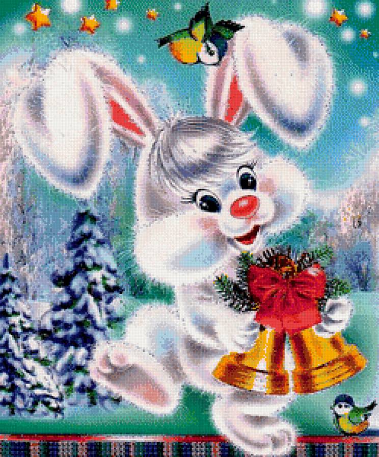 Зайчишка - зайчик, животные - предпросмотр