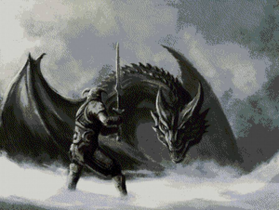 Бой - the elder scrolls, скайрим - предпросмотр