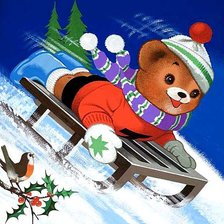 Схема вышивки «Мишка Тедди»