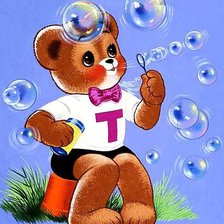 Схема вышивки «Мишка Тедди»