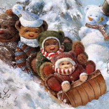 новогодние медведи