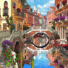 Схема вышивки «венеция»