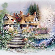 худ.Андрис Орпинас Сказочные домики