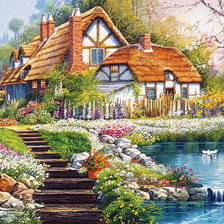 худ.Андрис Орпинас Сказочные домики