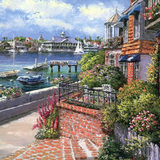 у моря,набережная