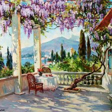 Схема вышивки «терасса»