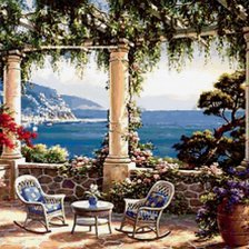 Схема вышивки «у моря»