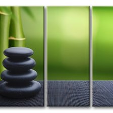 Схема вышивки «фен шуй триптих камни успокоения»