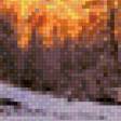 Предпросмотр схемы вышивки «Оранжевый зимний закат.» (№519566)
